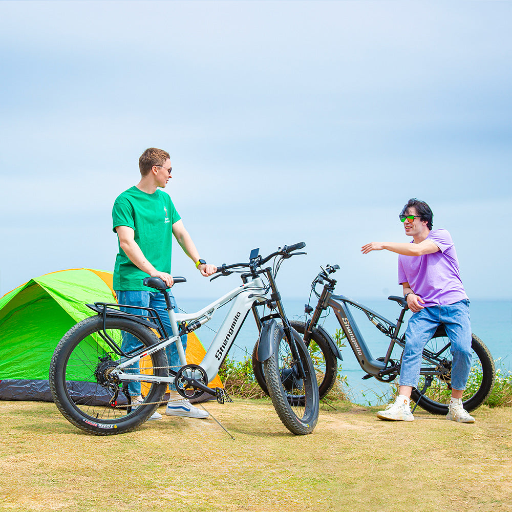 High Quality 26 Inch Electric Bicycle 48V 17.5Ah Shengmilo S600 Electric Bike 2000W Dual Motor E Bike Delivery From EU UK USA