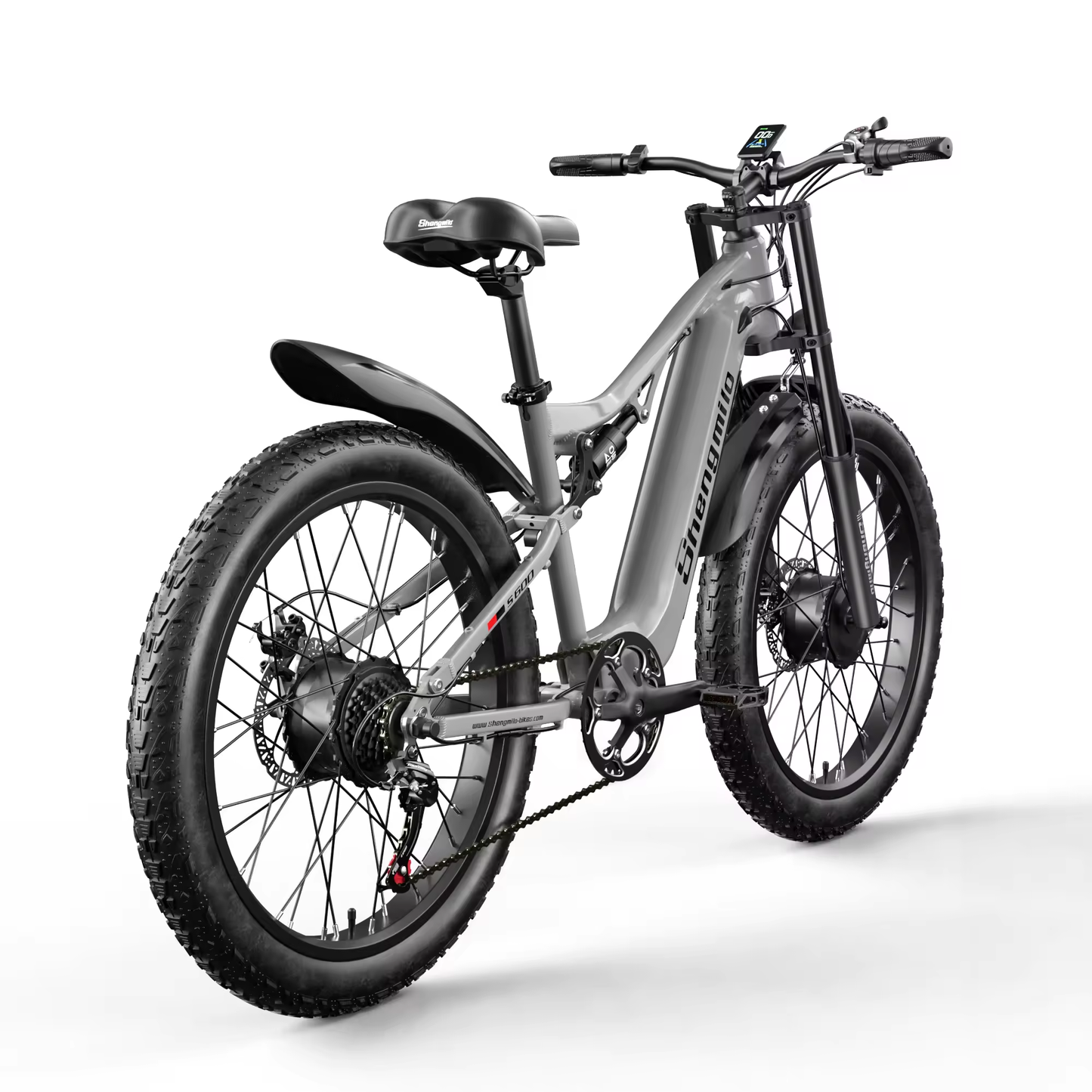 High Quality 26 Inch Electric Bicycle 48V 17.5Ah Shengmilo S600 Electric Bike 2000W Dual Motor E Bike Delivery From EU UK USA